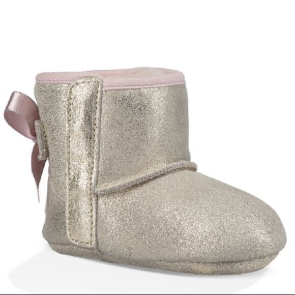 infant gold boots